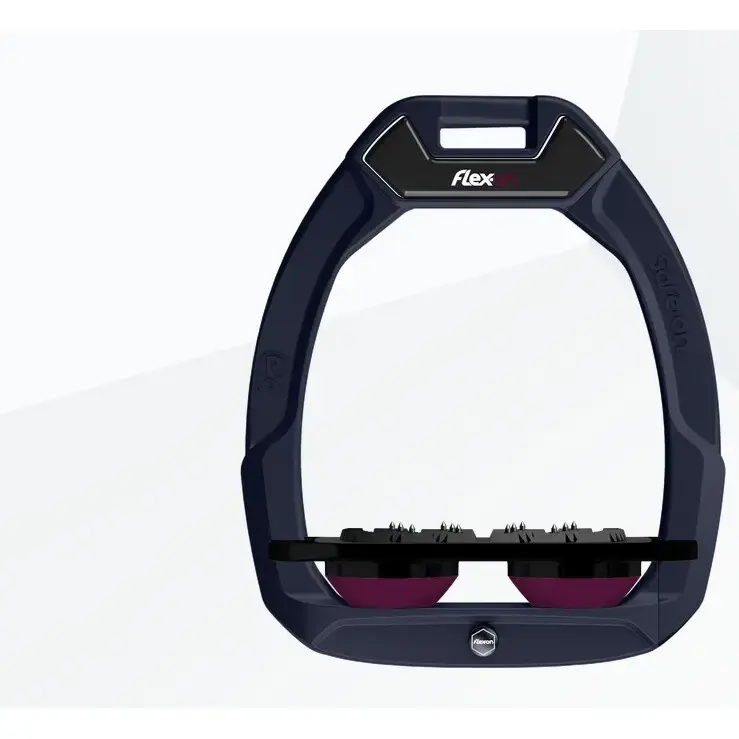 Platta Ultra Grip säkerhetsstigläder Blå/Svart/Plommon Flex-On Safe-On - Bästa pris