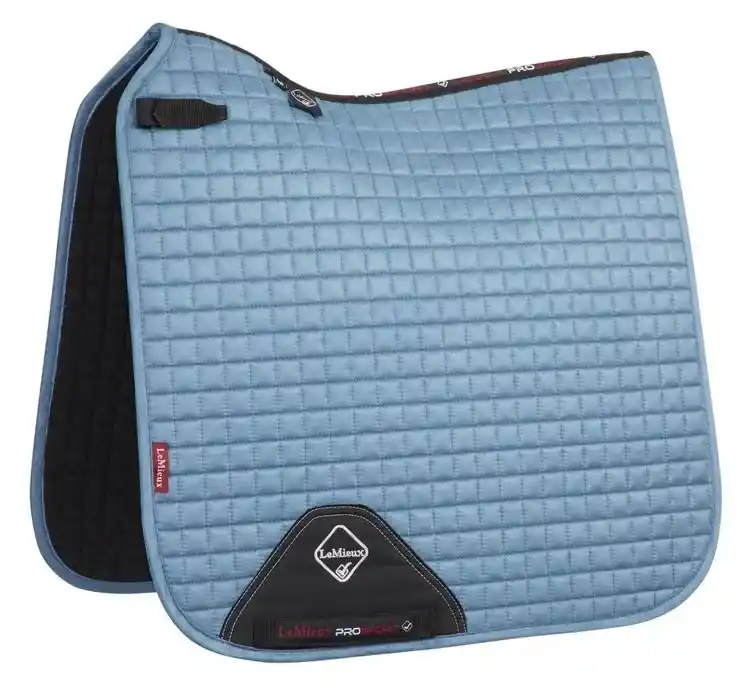 Toppkvalitet - Lemieux Suede Square dressyr/hopp Ice blue full