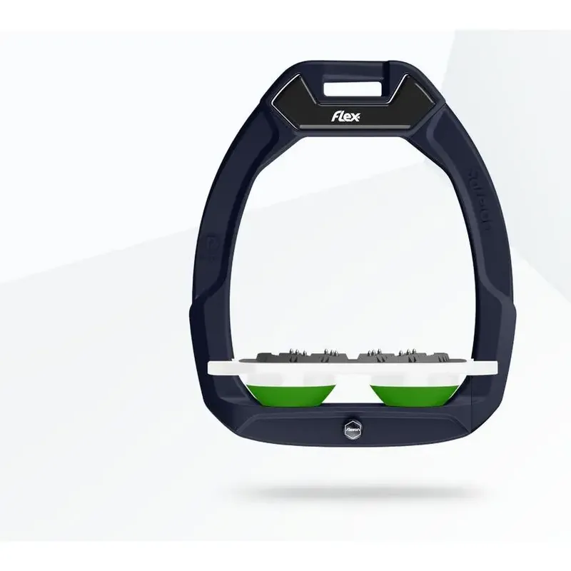 Beställ direkt | Säkerhetsstigbyglar Plat Ultra Grip Brun/Vit/Grön Flex-On Safe-On