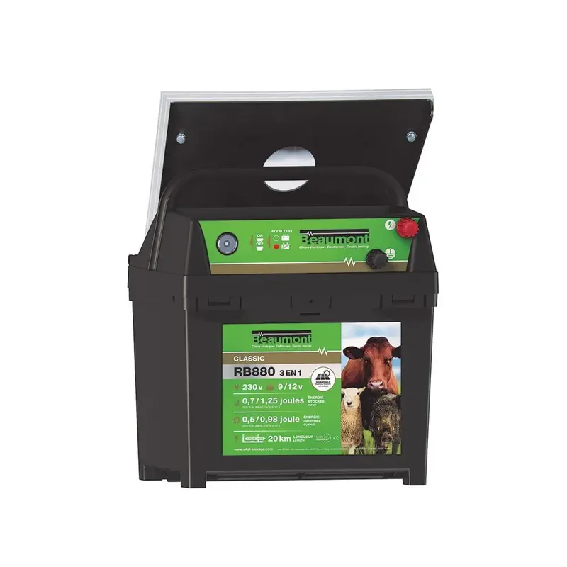 3-i-1 kombistation med solpanel Beaumont Classic RB880 | Mycket uppskattad