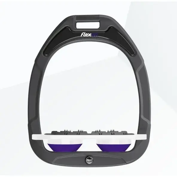 Premiumkvalitet | Plat Ultra Grip Grå/Vit/Lila Flex-On Green Composite