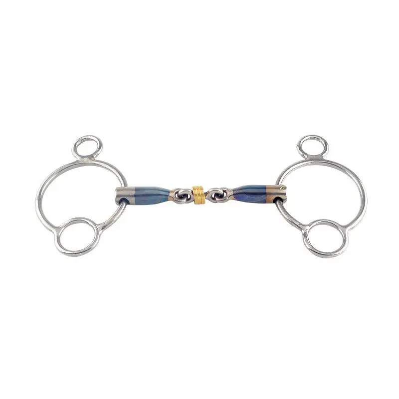 Pessoa hästbett Trust Sweet Iron 2,5 Ring Brass Ring 16 - Finns tillgänglig