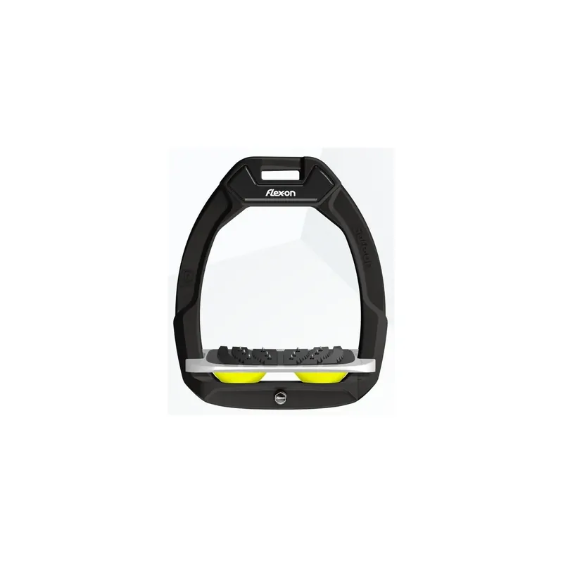 Säkerhetsstigbyglar Ridning Lutande Ultra Grip Svart/Grå/Gul Flex-On Safe-On - Beställ direkt