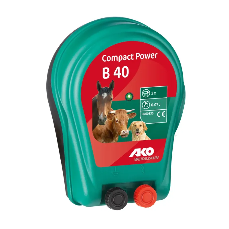 Populärt just nu | Godkänt batteridrivet elstängsel Kerbl Compact Power B40