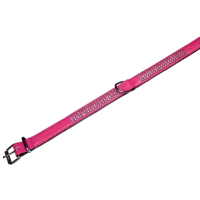 Fabrikspris - Hundhalsband Nobby Pet Crystal Dreireihig