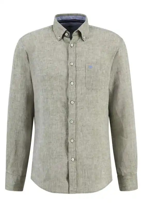 Erbjudande | SKJORTA LINNE DUSTY OLIVE