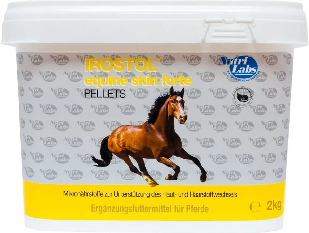 Fyndpris - IROSTOL EQUINE SKIN FORTE Pellets för Hästar 2 kg