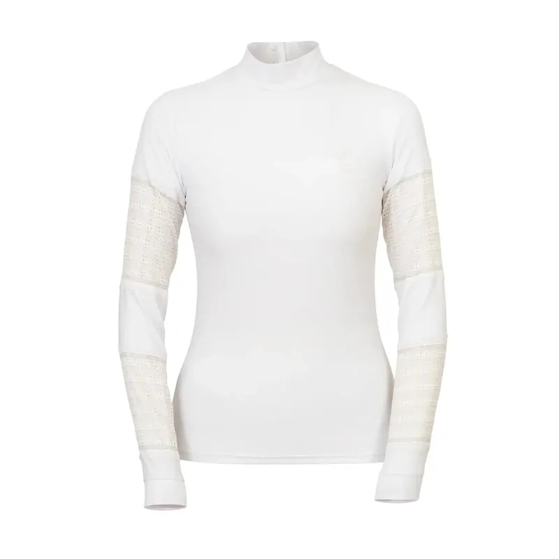 Efterfrågad - Konkurrens Polo Topp Kvinna Cavalliera Lace Touch
