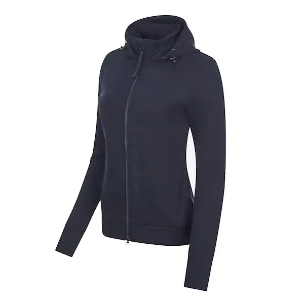 Lemieux Elite Zip Through Hoodie Navy - Extra bra pris