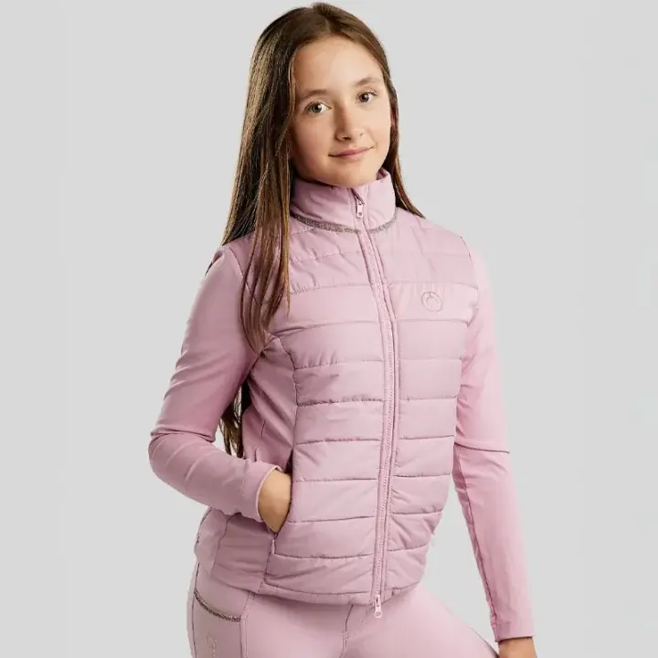 Favorit | Hybridjacka Barn/Junior MoLila Softshell Champagne Crystal Tape Candy Pink