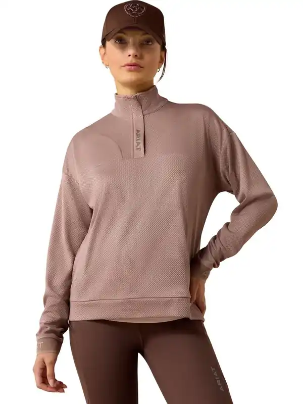 Breathe 1/2 Zip Sweatshirt Antler | Kundfavorit