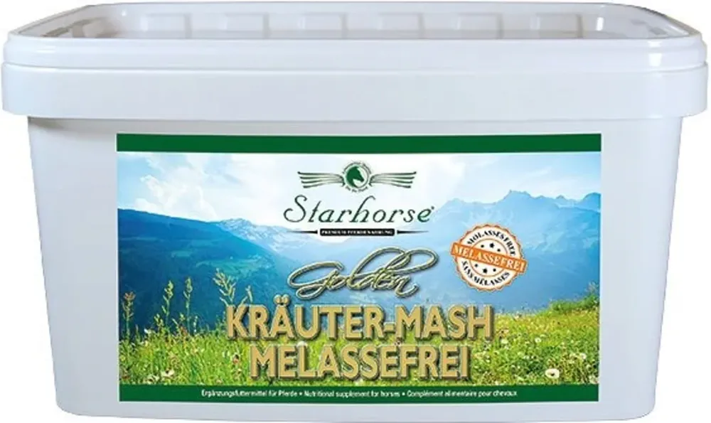 Golden Herb Mash utan melass 12 kg | Rekommenderas