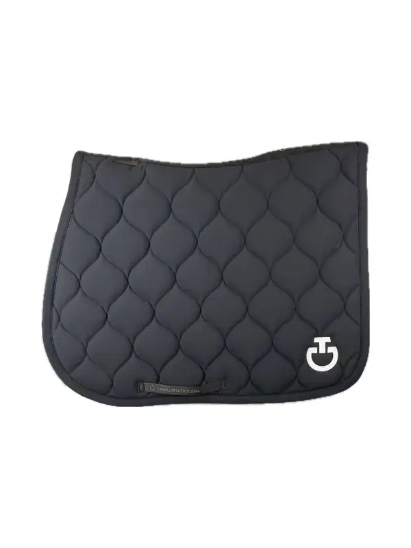 Rabatt | New Circular Quilted Saddle Pad Jumping Full Navy