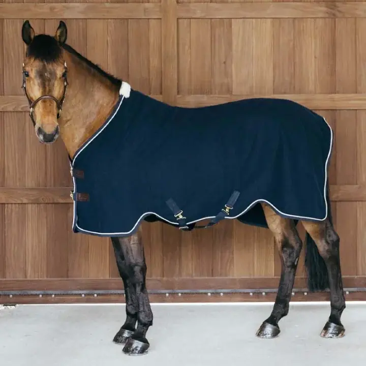 Sänkt pris | Fleecetäcke Vegan Wool Marinblå