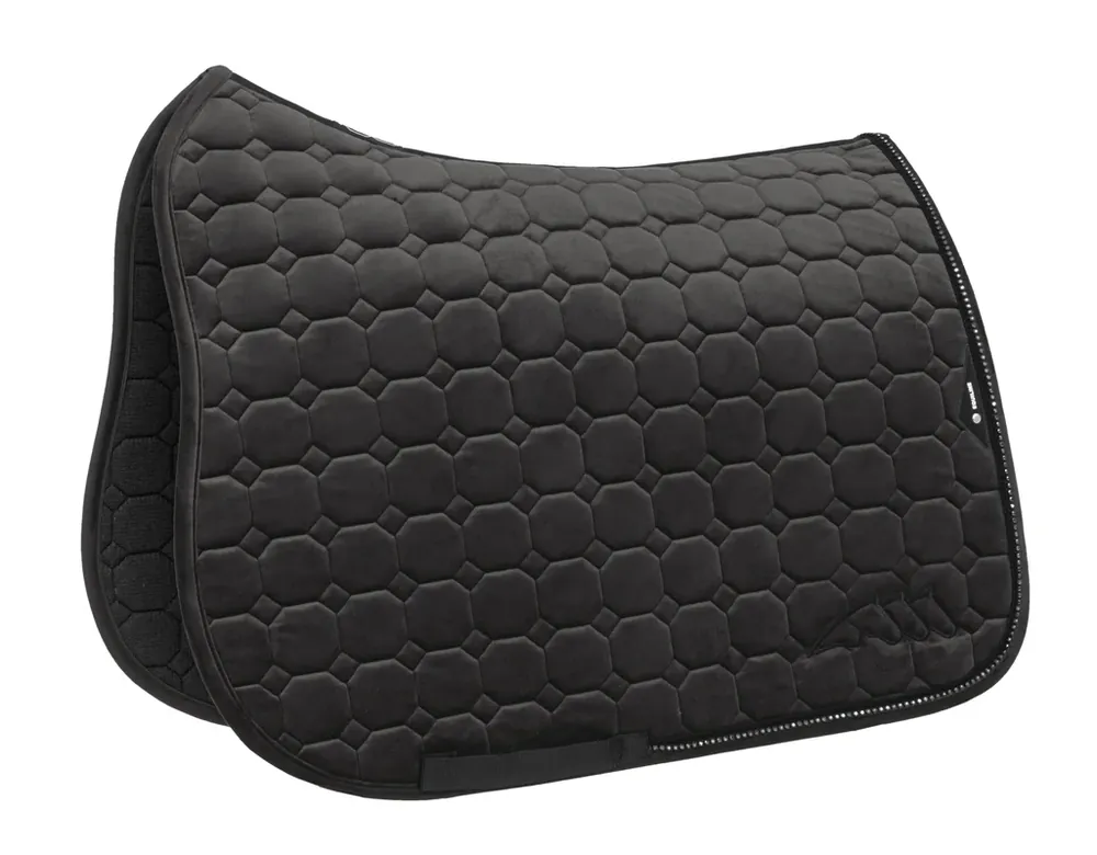 Handla nu - Dressyrschabrak Octagon Velvet – Svart
