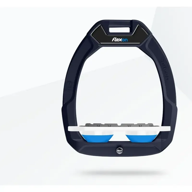 Dagens deal - Säkerhetsstigläder Plat Grip Blå/Vit/Blå Flex-On Safe-On
