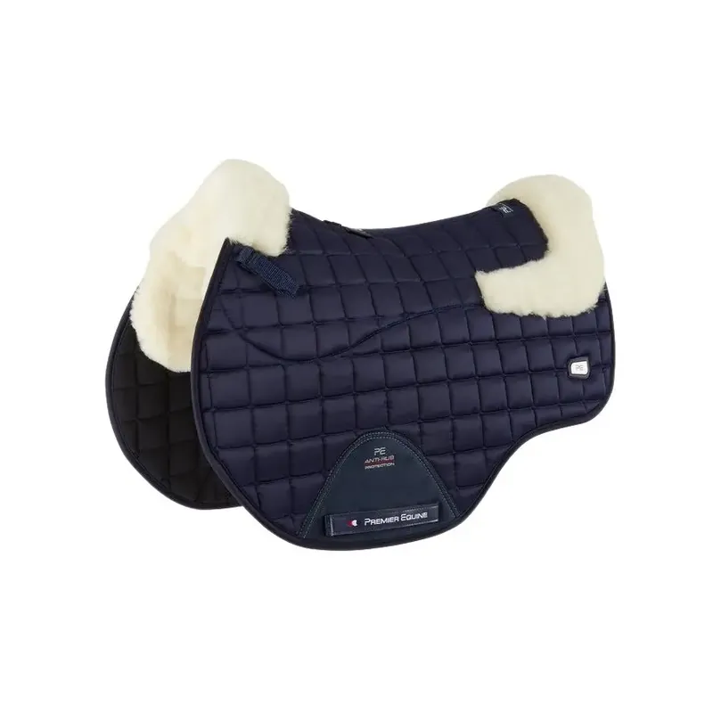 Sadeltäcke i satin och ull för hästar Premier Equine Atlantis CC | Fynd