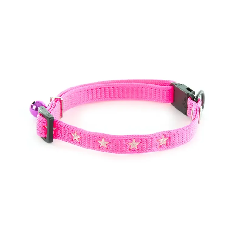 Stjärna katt halsband nylon Martin Sellier - Finns i lager