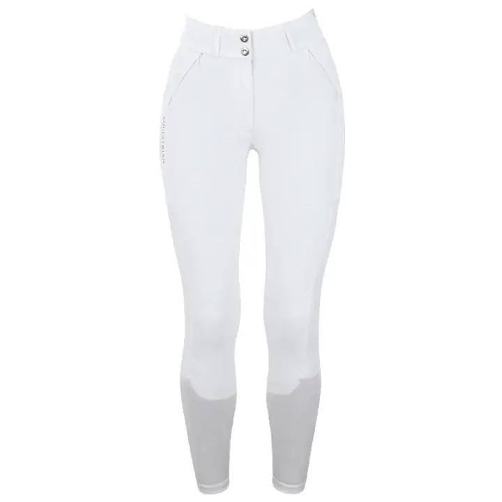 Ridbyxor ES Dressage Elite Full Grip White Perfection - Prissänkt