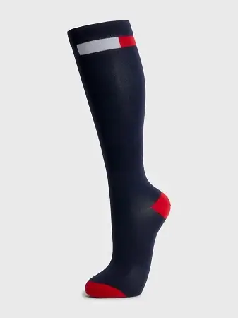 Tommy Hilfiger Equestrian Flag Performance Socks Desert Sky - Nytt lägre pris