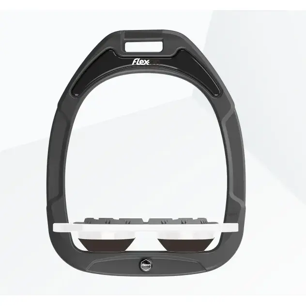 Platta Grip stigläder Antracit/Vit/Brun Flex-On Green Composite | Finns att beställa