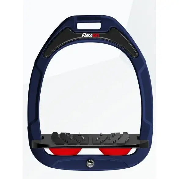 Bara denna vecka - Lutande stigbygel Ultra Grip Marin/Svart/Röd Flex-On Green Composite