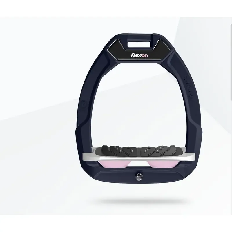 Säkerhetsridstångar Lutande Ultra Grip Marin/Vit/Ljusrosa Flex-On Safe-On | Sista chansen