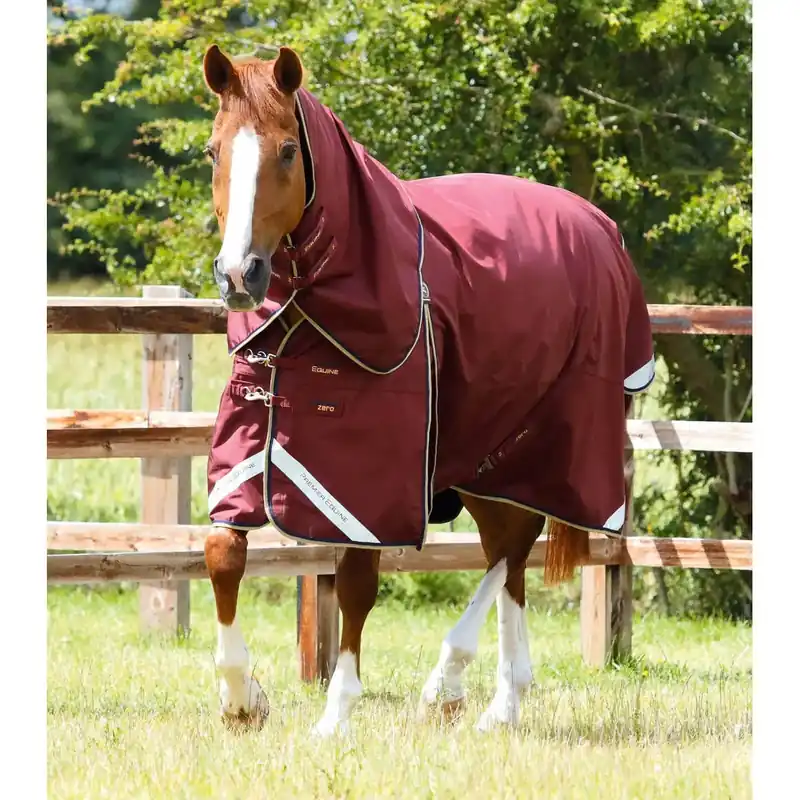 Vattentätt hästtäcke med nackskydd Premier Equine Buster 0 g | Snabb frakt