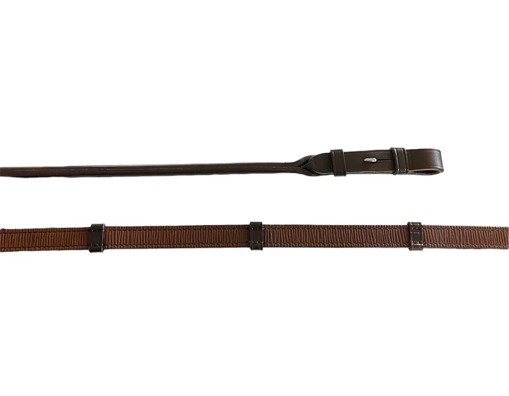 Lädertygel RS Comfort Grip 16mm-Choklad | Handla online