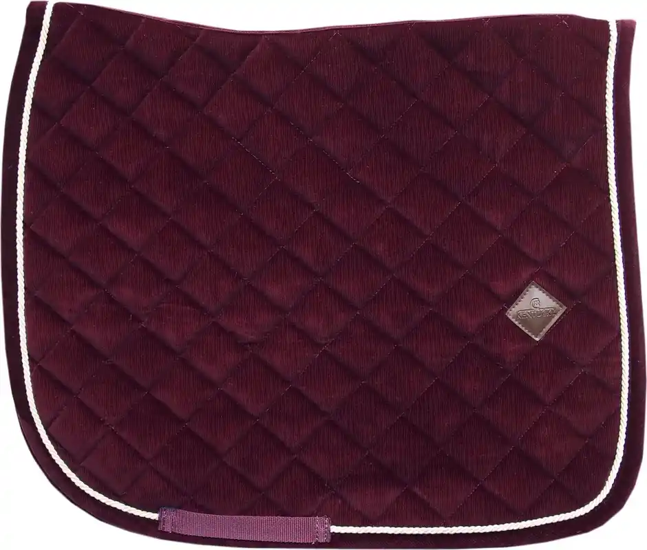 Lägg i varukorg - Dressage Saddle Pad ”Corduroy” bordeaux