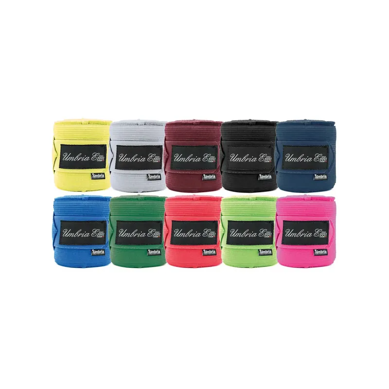 Fleece elastiska arbetsband för hästar Umbria Equitazione (x4) | Passa på nu