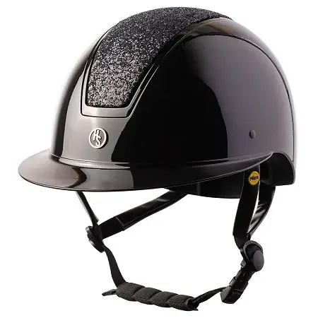 Specialpris - Hansbo Ridhjälm Vision Glitter Mips Svart