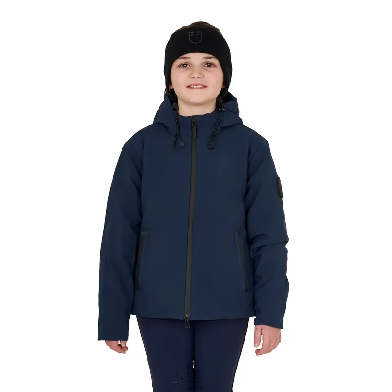 Rabatter | Barn ridregnjacka med huva Equestro Basic