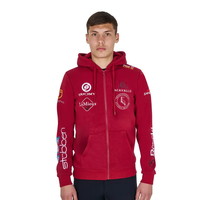 Multilogo hoodie sweatshirt Equestro | Prisnedsättning