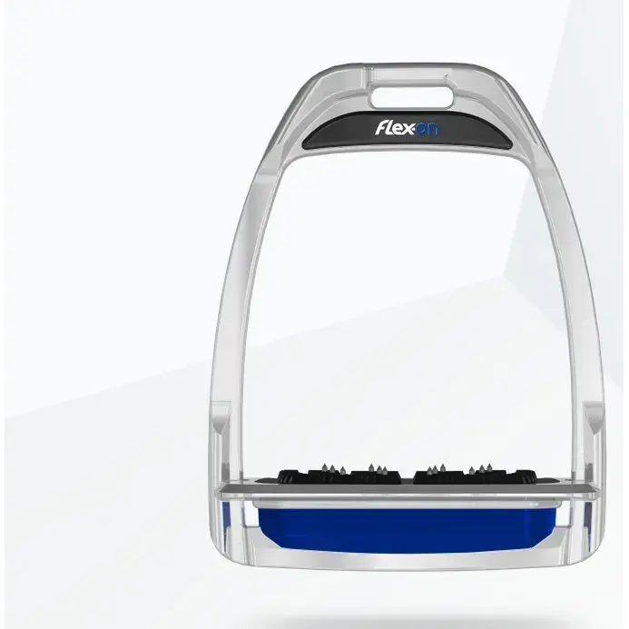 Aluminiumplat stirrups Ultra Grip Aluminium/Blå Flex-On Hunter H | Storsäljare