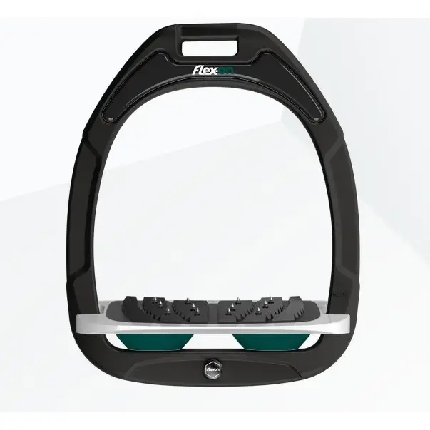 Ultra Grip vinklade stigbyglar svart/grå/grön Flex-On Green Composite - Direkt från fabriken