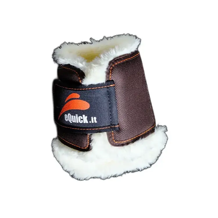 Kundfavorit - Fetlockskydd för bakre häst eQuick Etraining fluffy