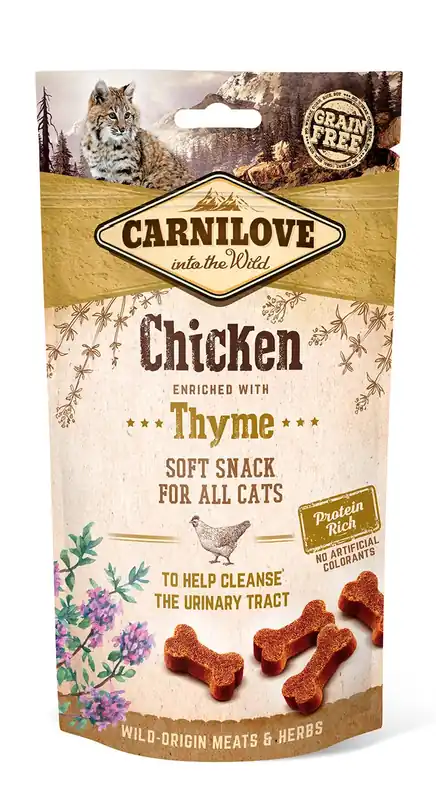 Carnilove Cat Semi Moist Snack Kyckling & Timjan 50 g | Köp idag