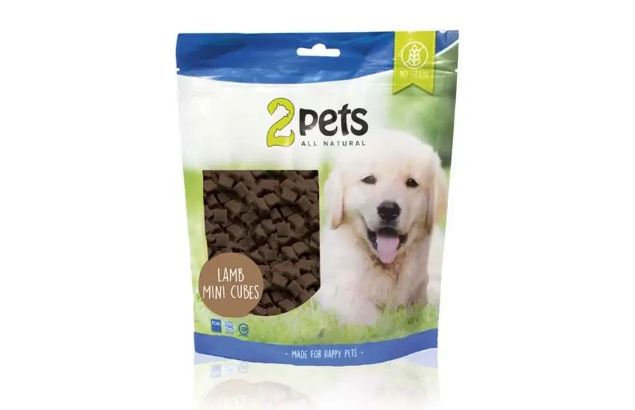 Expressfrakt - 2pets Dogsnacks MiniCubes Lamm 400g