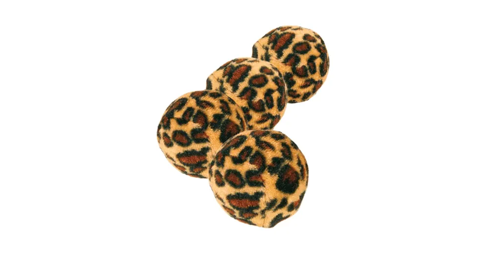 Handla säkert | Kattleksak Leopardboll 4-pack Trixie