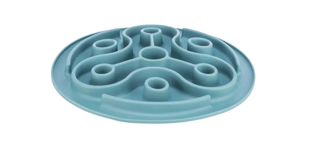 Bästsäljare - Slow Feeding fodermatta 28 cm blå