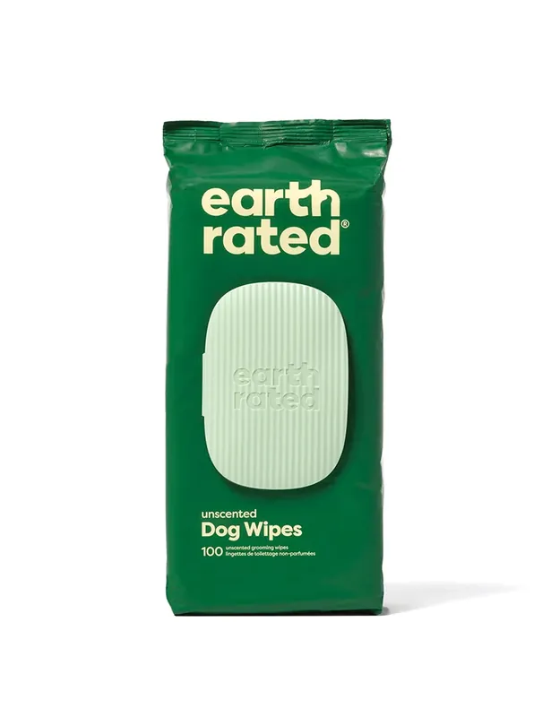 Finns i lager - Earth Rated - Wipes Compostable 100 st Oparfymerade