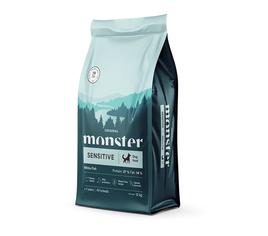 Beställ idag | Monster Dog Original Sensitive White Fish 12 kg