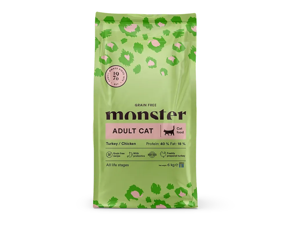 Tillverkarpris - Monster Cat Grain Free Adult 6 kg