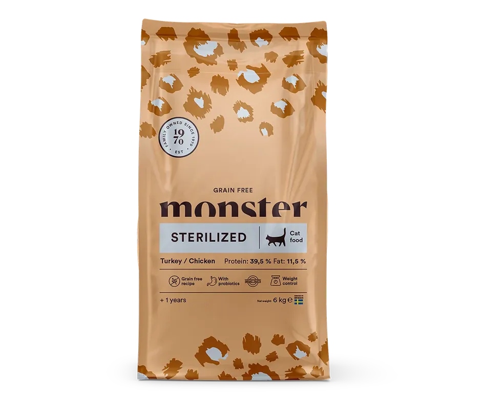 Riktigt fynd | Monster Cat Grain Free Sterilized 6 kg