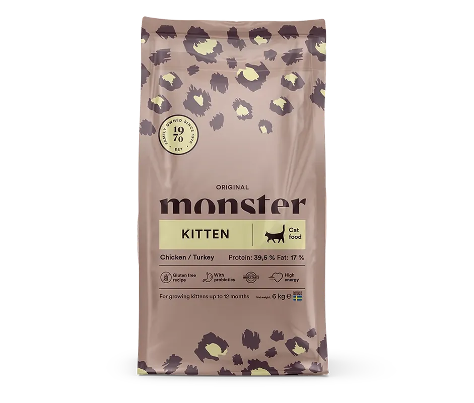 Monster Cat Original Kitten 6 kg - Finns nu