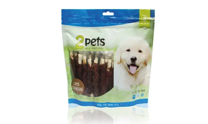 Fabrikspris | 2pets Tuggpinne 12cm 30-pack Lamm