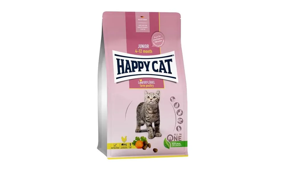 Beställ online - HappyCat Junior fågel 1,3 kg
