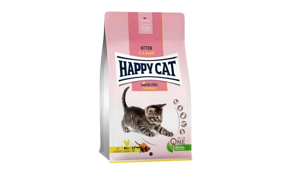 Köp online - HappyCat Kitten fågel 1,3 kg