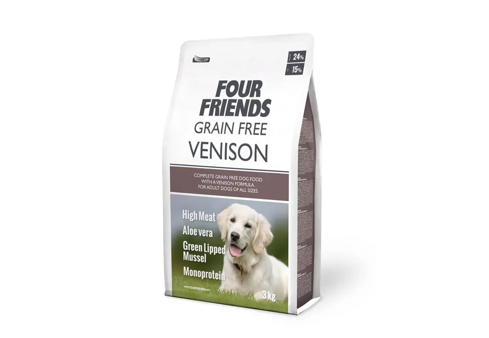 FourFriends Dog Grain Free Venison 3 kg - Mycket uppskattad